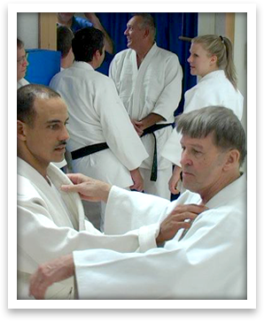 Aikido training