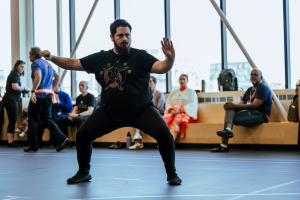 Angel Castillo demonstrating Chen Tai Chi